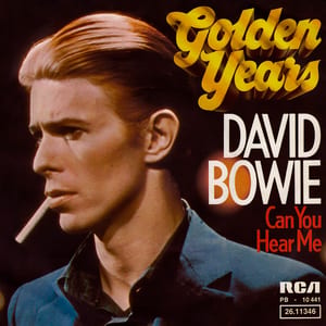 Golden Years by David Bowie, album cover