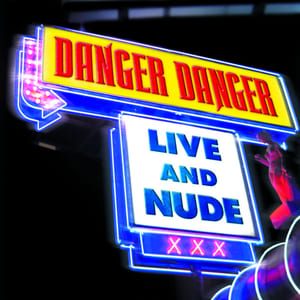 Live and Nude by Danger Danger, album cover