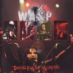 Double Live Assassins by W.A.S.P., album cover
