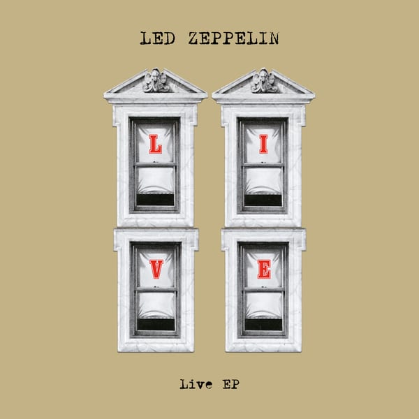 Live EP by Led Zeppelin, album cover
