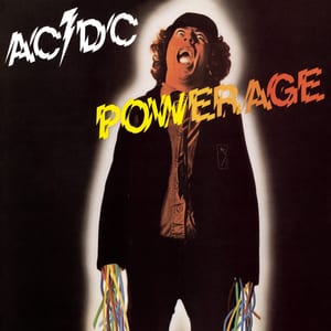 Powerage by AC/DC, album cover