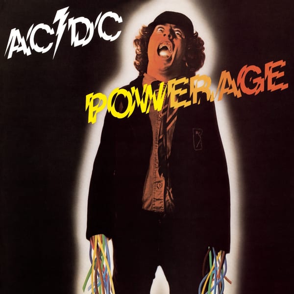 Powerage by AC/DC, album cover
