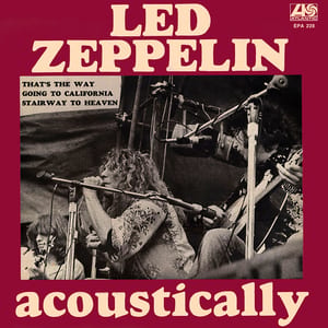 Acoustically by Led Zeppelin, album cover