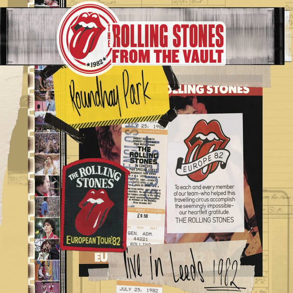 Live at Leeds Roundhay Park 1982 by The Rolling Stones, album cover