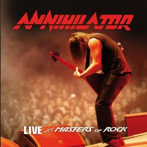 Live at Masters of Rock by Annihilator, album cover