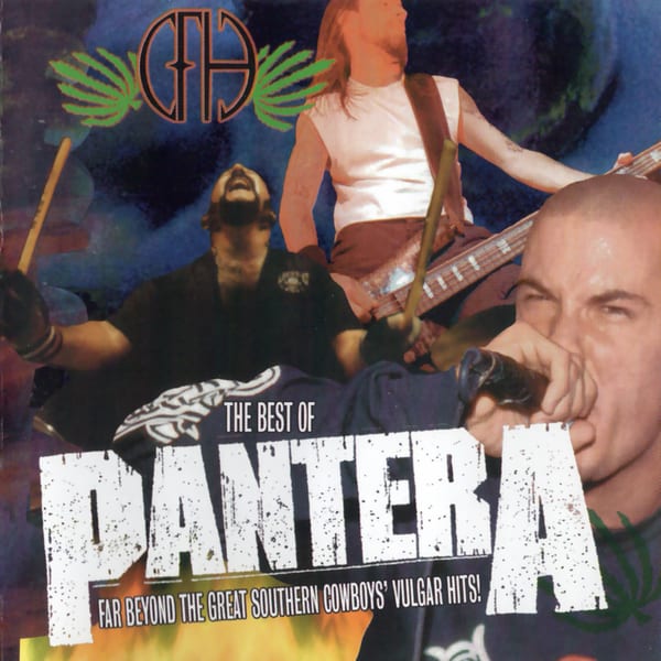 The Best of Pantera: Far Beyond the Great Southern Cowboys’ Vulgar Hits! by Pantera, album cover