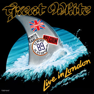 Live in London by Great White, album cover