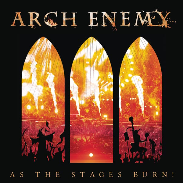 As the Stages Burn! by Arch Enemy, album cover