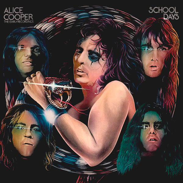 School Days: The Early Recordings by Alice Cooper, album cover