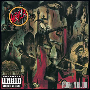 Reign in Blood by Slayer, album cover