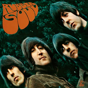 Rubber Soul by The Beatles, album cover