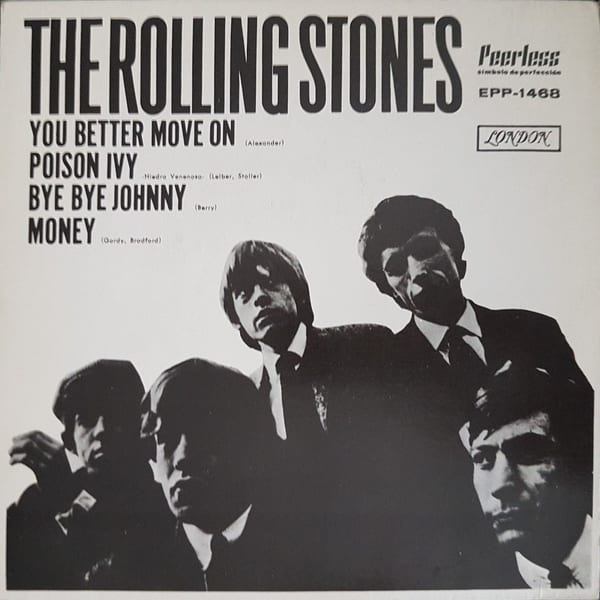 You Better Move On / Poison Ivy / By Bye Johnny / Money by The Rolling Stones, album cover