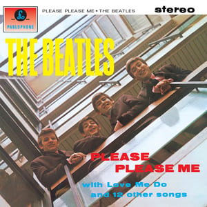 Please Please Me by The Beatles, album cover