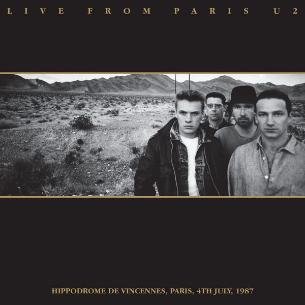Live From Paris by U2, album cover