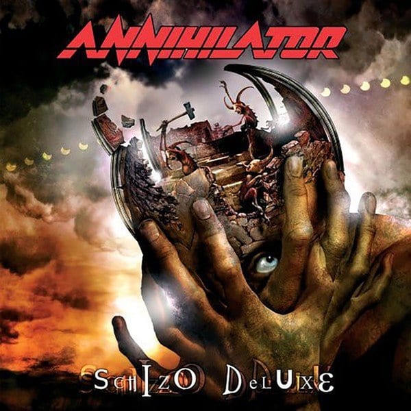 Schizo Deluxe by Annihilator, album cover