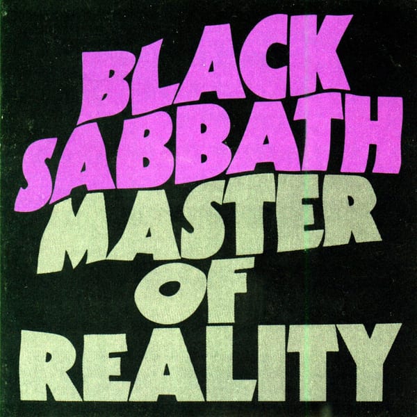 Master of Reality by Black Sabbath, album cover