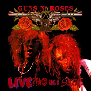 Live ?!★꩜ Like a Suicide by Guns N’ Roses, album cover