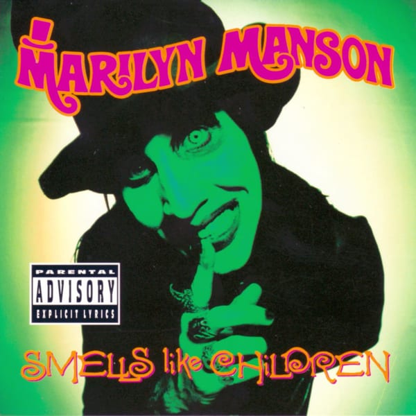 Smells Like Children by Marilyn Manson, album cover