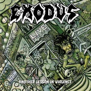 Another Lesson in Violence by Exodus, album cover