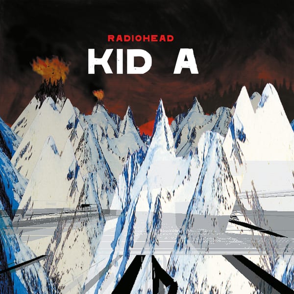 Kid A by Radiohead, album cover