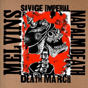 Savage Imperial Death March by Napalm Death, album cover