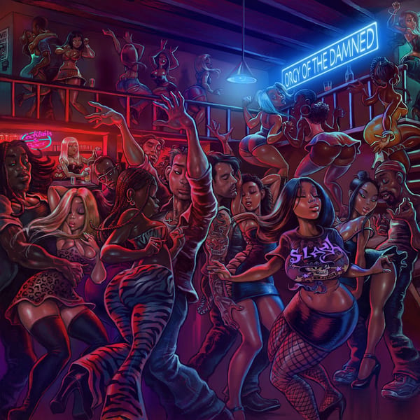 Orgy of the Damned by Slash, album cover