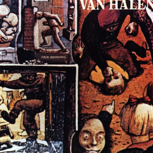 Fair Warning by Van Halen, album cover
