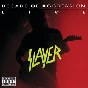 Decade of Aggression Live by Slayer, album cover