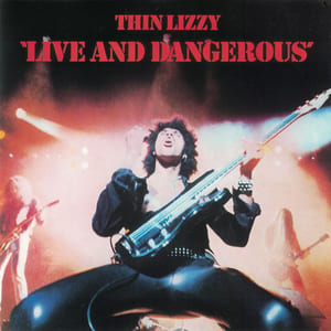 Live and Dangerous by Thin Lizzy, album cover