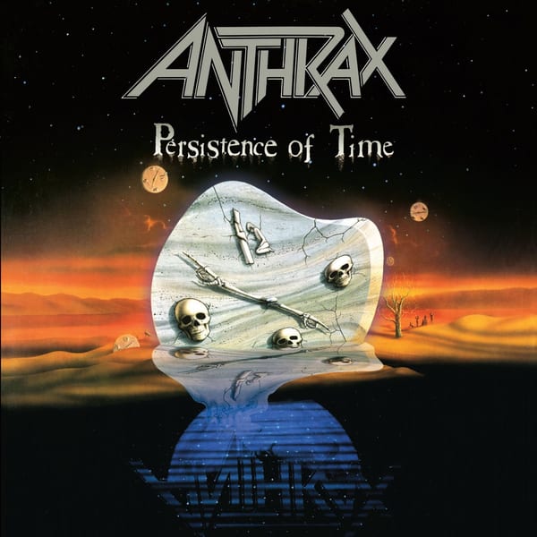 Persistence of Time by Anthrax, album cover