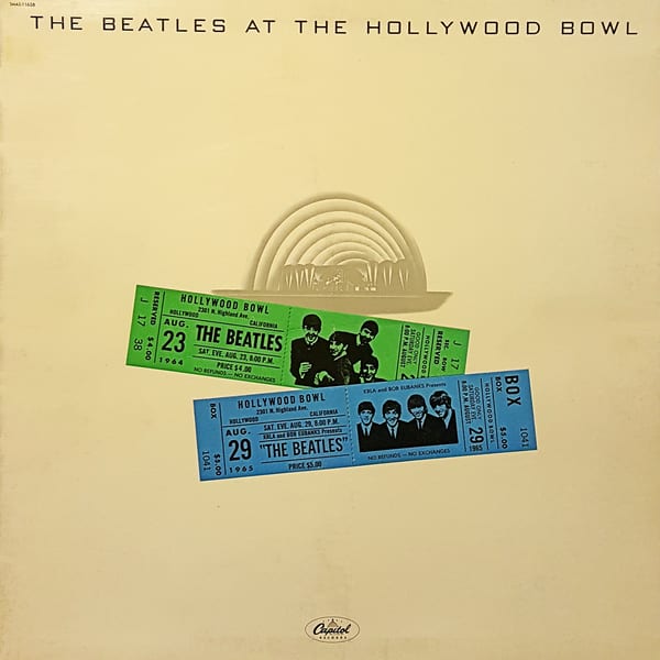 The Beatles at the Hollywood Bowl by The Beatles, album cover