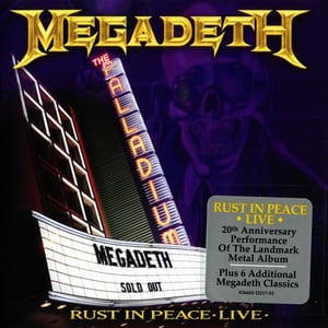 Rust in Peace: Live by Megadeth, album cover