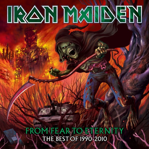 From Fear to Eternity: The Best of 1990–2010 by Iron Maiden, album cover