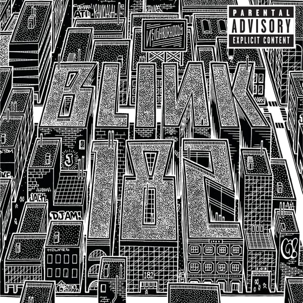 Neighborhoods by blink‐182, album cover