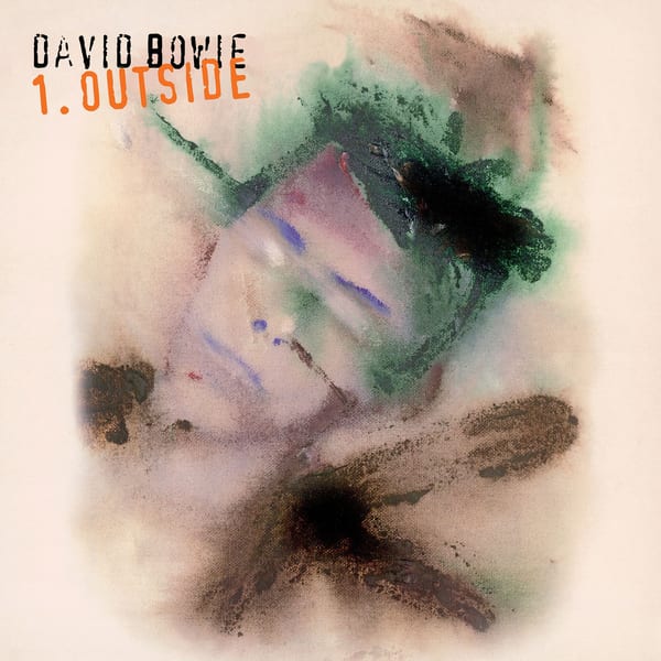 1.Outside: The Nathan Adler Diaries: A Hyper Cycle by David Bowie, album cover