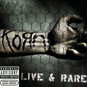 Live & Rare by Korn, album cover