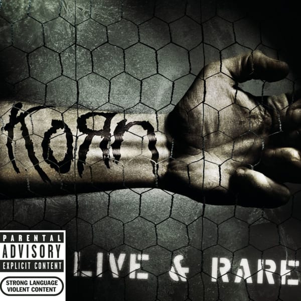 Live & Rare by Korn, album cover