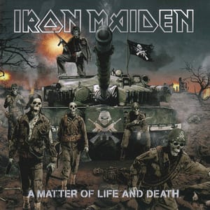 A Matter of Life and Death by Iron Maiden, album cover
