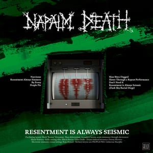 Resentment Is Always Seismic – A Final Throw of Throes by Napalm Death, album cover