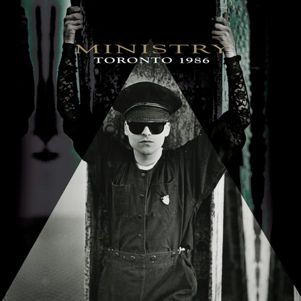 Toronto 1986 (live) by Ministry, album cover
