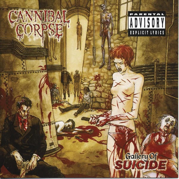 Gallery of Suicide by Cannibal Corpse, album cover