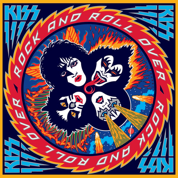 Rock and Roll Over by KISS, album cover