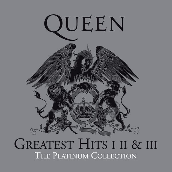 Greatest Hits I, II & III: The Platinum Collection by Queen, album cover