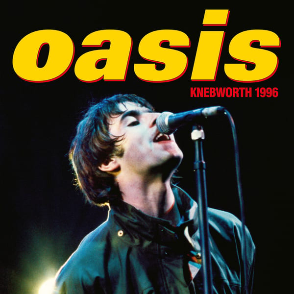 Knebworth 1996 by Oasis, album cover