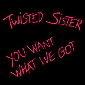 You Want What We Got by Twisted Sister, album cover