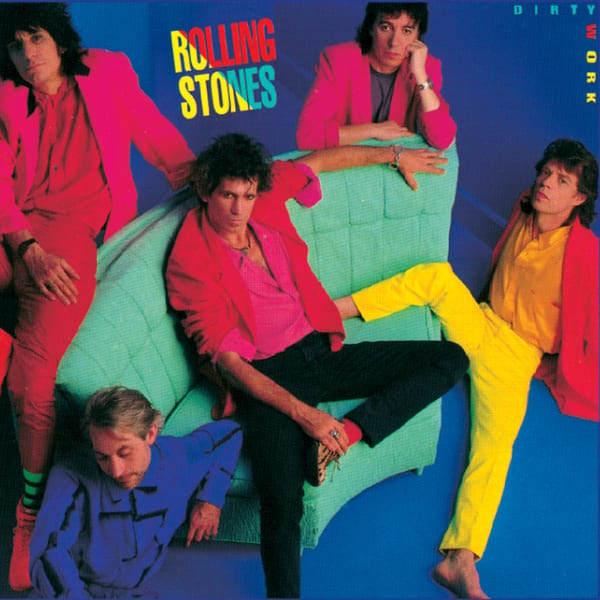 Dirty Work by The Rolling Stones, album cover