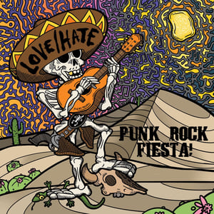 Punk Rock Fiesta! by Love/Hate, album cover