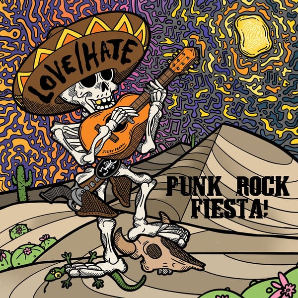 Punk Rock Fiesta! by Love/Hate, album cover