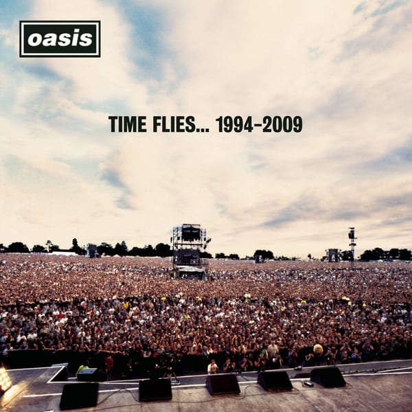 Time Flies… 1994–2009 by Oasis, album cover