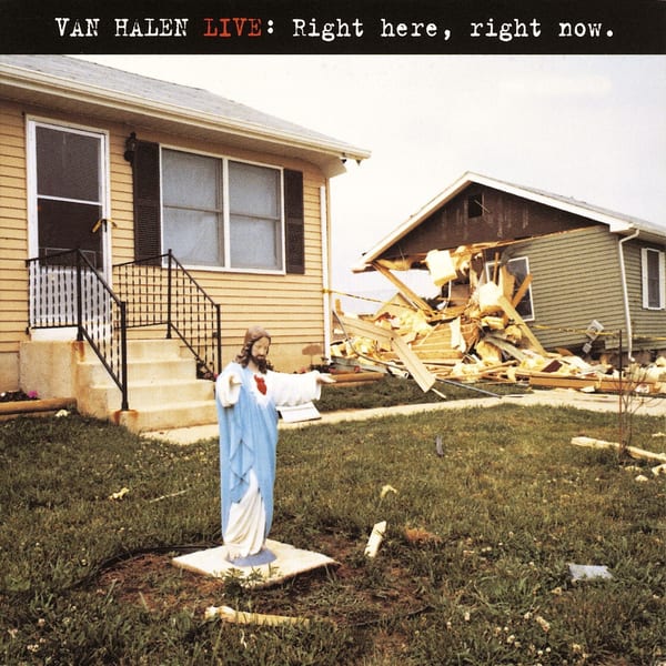 Live: Right Here, Right Now by Van Halen, album cover